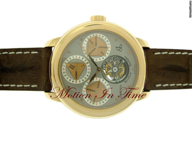 Jacob & Co. "RAINBOW TOURBILLON" 24-TIMEZONE ROSE GOLD LIMITED18 PIECES WATCHES 2