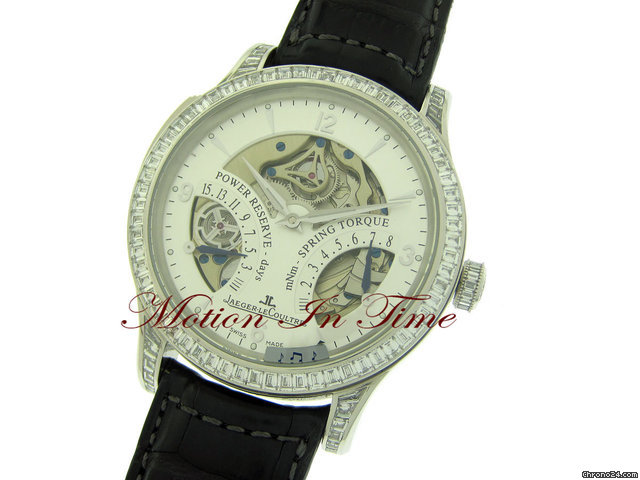 Jaeger-LeCoultre MASTER MINUTE REPEATER PLATINUM BAGUETTE DIAMOND SKELETON WATCHES 2
