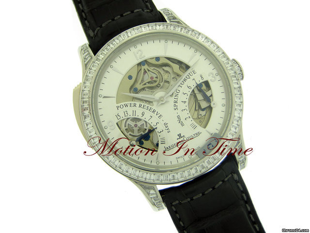 replica Jaeger-LeCoultre MASTER MINUTE REPEATER PLATINUM BAGUETTE DIAMOND SKELETON WATCHES 1