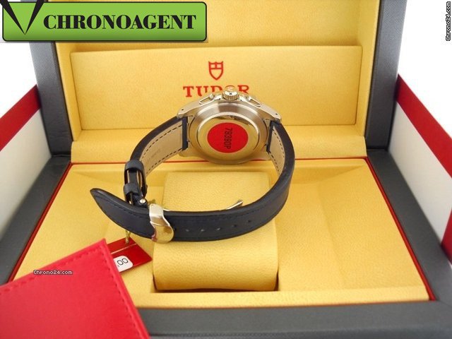 replica Tudor TUDOR CHRONO NEW REF.79390P BLUE DIAL TUDOR CHRONO ACCIAIO PELLE NUOVO REF.79390P WATCHES 1
