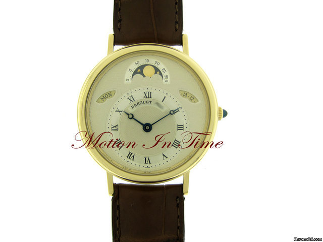 replica Breguet CLASSIQE DAY-DATE MOONPHASE AUTOMATIC SKELETON BACK - NEW WATCHES 1