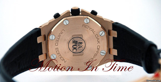 replica Audemars Piguet "GINZA" ROYAL OAK OFFSHORE ROSE GOLD LIMITED 100 PIECE WATCHES 1