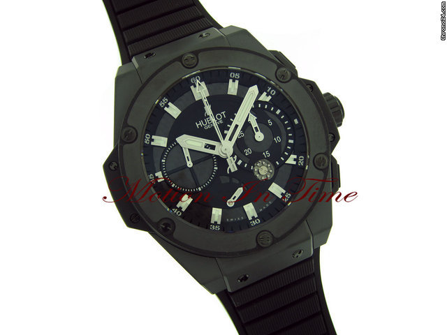 replica Hublot BIG BANG KING POWER "BLACK MAGIC" POWER RESERVE RATTRAPANTE WATCHES 1 