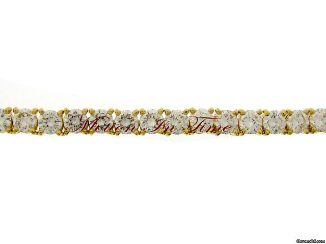 replica Cartier DIAMOND TENNIS NECKLACE YELLOW GOLD 25ct "CARTIER SIGNATURE" WATCHES 1