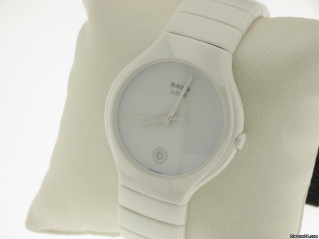 replica Rado TRUE CERAMICA BIANCA BRILLANTINI 40mm WATCHES 1