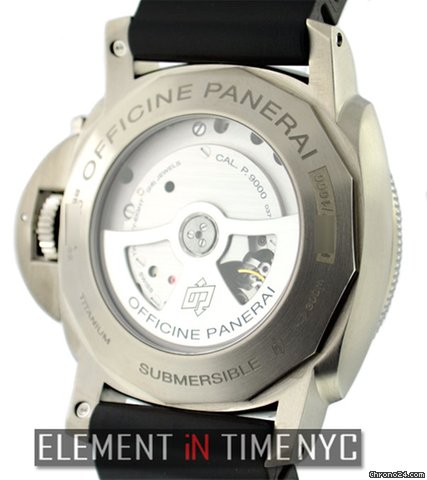 replica Panerai Luminor Submersible Titanium 47MM PAM 305 Black Dial WATCHES 1
