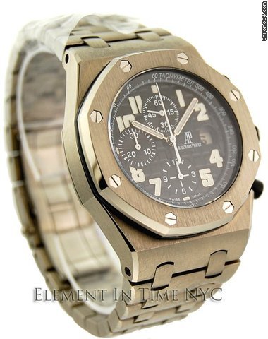 Audemars Piguet Royal Oak Offshore Chrono Titanium Black Dial WATCHES 2