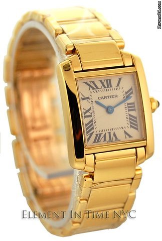 Cartier Tank Francaise W50002N2 Ladies Yellow Gold WATCHES 2