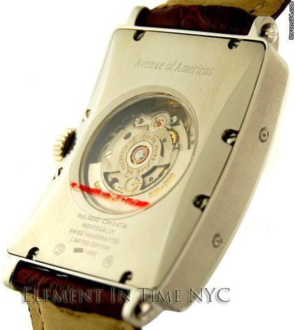 replica Gevril Avenue of Americas Triple Calendar Moonphase Silver Dial WATCHES 1 