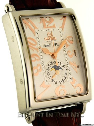 Gevril Avenue of Americas Triple Calendar Moonphase 5035 NIB WATCHES 2
