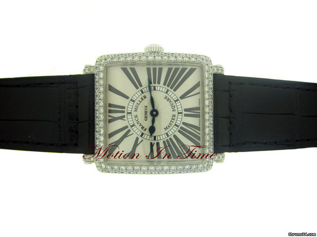 Franck Muller MASTER SQUARE LADIES' WHITE GOLD DIAMOND WATCHES 2