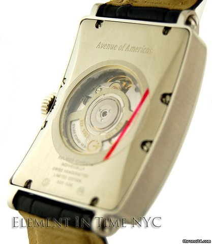replica Gevril Avenue of Americas GMT Power Reserve Black Dial WATCHES 1