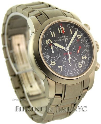 Girard Perregaux Ferrari F300 Chrono Steel Black Dial 8020 WATCHES 2