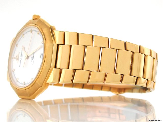 replica Baume & Mercier Herren "RIVIERA" 750/- Gelbgold Quarz WATCHES 1
