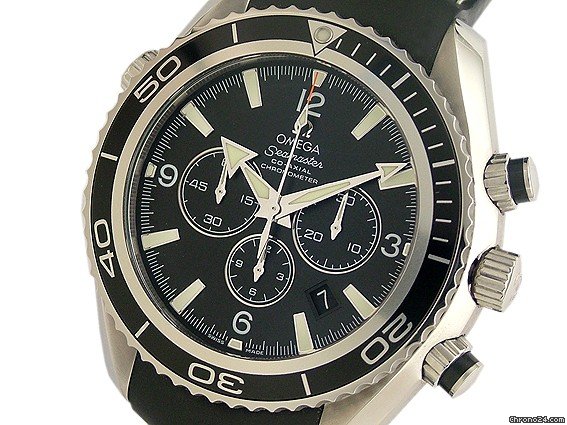 Omega Seamaster Planet Ocean Co-Axial Chronograph Chronometer Kautschuk 45mm WATCHES 2