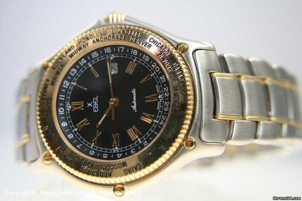 Ebel SPORT VOYAGER AUTOMATIC IN EDELSTAHL MIT 750 GOLD WATCHES 2