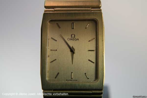 replica Omega HIGHTECH QUARTZ IN MASSIV 750 18K GELBGOLD WATCHES 1