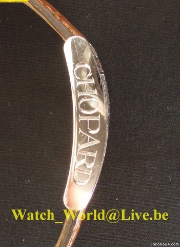replica Chopard NEW "H" Cognac Diam. set. & Diam. with Chopard 2 Yr Guar. WATCHES 1