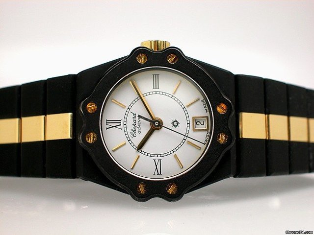 Chopard Damen "ST. MORITZ" Edelstahl / Gelbgold Quarz WATCHES 2