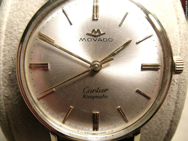 replica Cartier / movado kingmatic - original vintage 1960's WATCHES 1