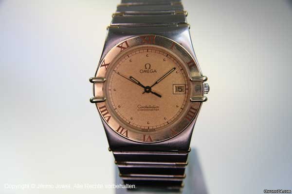 replica Omega CONSTELLATION CHRONOMETER STAHL / 750 18K GOLD WATCHES 1