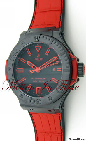 replica Hublot BIG BANG KING "ALL BLACK-RED" 48mm LIMITED 500 PIECES WATCHES 1