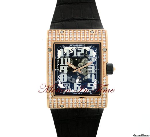 Richard Mille RM-16 ROSE GOLD w/ DIAMOND AUTOMATIC ULTRA FLAT - LIMITED ED WATCHES 2