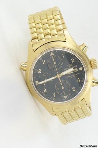 IWC Flieger Doppelchrono in 18 K Gold WATCHES 2