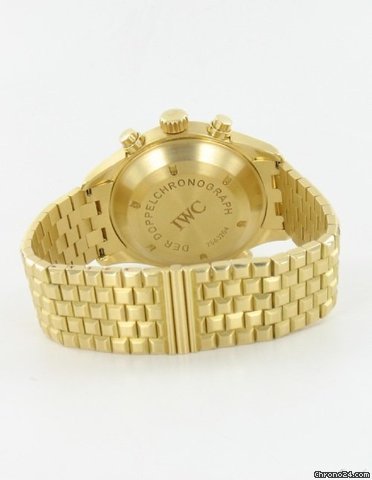 replica IWC Flieger Doppelchrono in 18 K Gold WATCHES 1