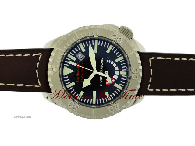 replica Girard Perregaux Sea Hawk II Pro Men's 3000M, Titanium, P SEA HAWK II PRO MEN'S 3000m TITANIUM POWER RESERVE 44mm NEW WATCHES 1 