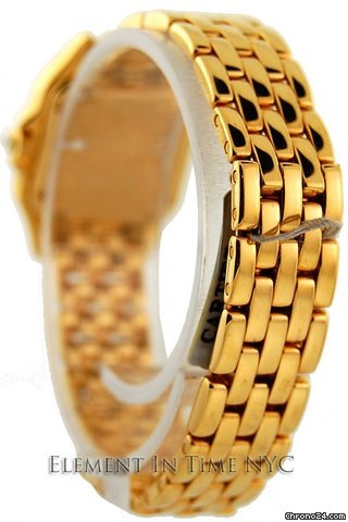 replica Cartier Panthere 18kt Yellow Gold Ladies Factory Diamond Bezel WATCHES 1