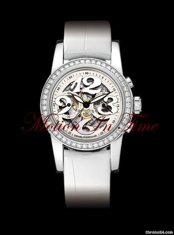 Girard Perregaux SMALL CHRONOGRAPH LADIES' DIAMOND SKELETON NEW WATCHES 2