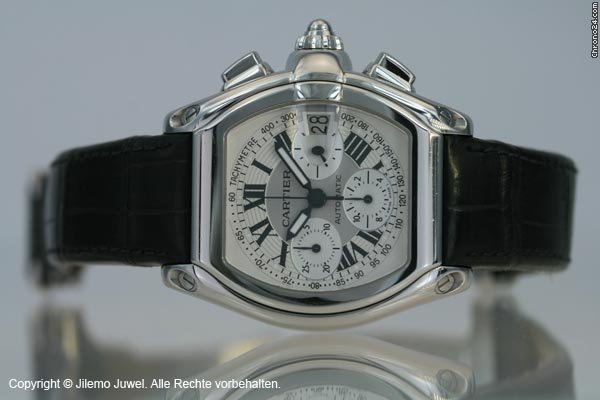 Cartier ROADSTER CHRONOGRAPH AUTOMATIC EDELSTAHL WATCHES 2