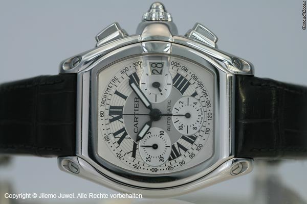 replica Cartier ROADSTER CHRONOGRAPH AUTOMATIC EDELSTAHL WATCHES 1