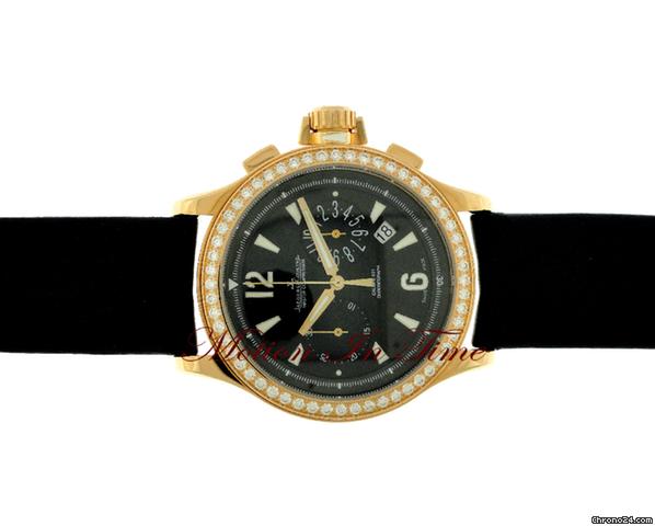replica Jaeger-LeCoultre MASTER COMPRESSOR LADIES' CHRONOGRAPH ROSE GOLD DIAMOND NEW WATCHES 1