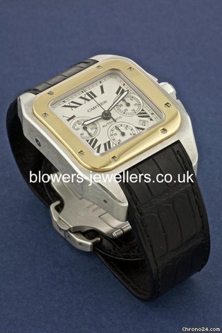 replica Cartier Santos 100 XL Chrono W20091X7 WATCHES 1