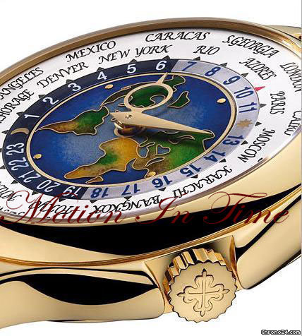 Patek Philippe SUPER RARE - 5131J WORLD TIME "MAP" CLOISONNE DIAL - SEALED WATCHES 2