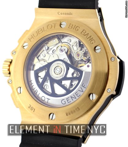 replica Hublot Big Bang Chrono 44mm Red Gold And Black Ceramic WATCHES 1