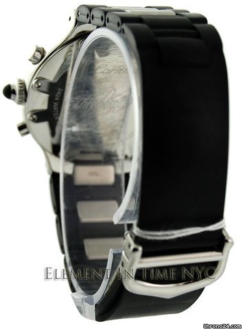 replica Cartier Must 21 Chronograph Steel/Rubber WATCHES 1 