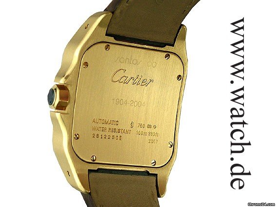 Cartier Santos 100 GM gro es Modell Gelbgold 51x42mm WATCHES 2