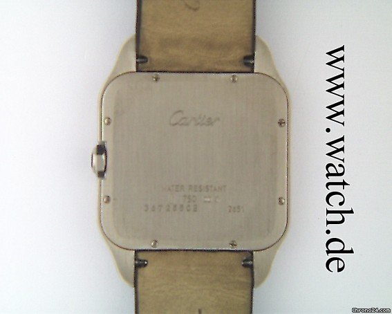 Cartier Santos Dumont Wei gold Handaufzug 44x36mm WATCHES 2