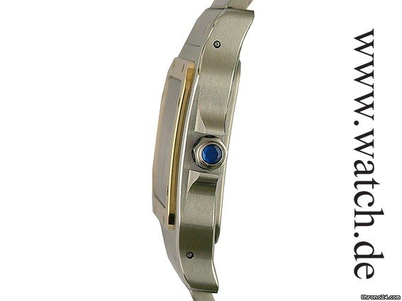 replica Cartier Santos Galbee Automatic XL gro es Modell Stahl/Gelbgold 45x32mm WATCHES 1