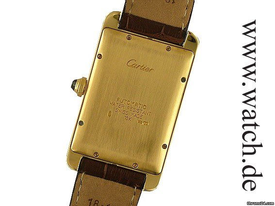 Cartier Tank Americaine Gelbgold GM gro es Modell 42x26mm WATCHES 2