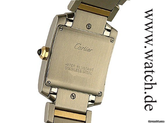 Cartier Tank Francaise MM Medium Stahl/Gelbgold 32x25mm WATCHES 2