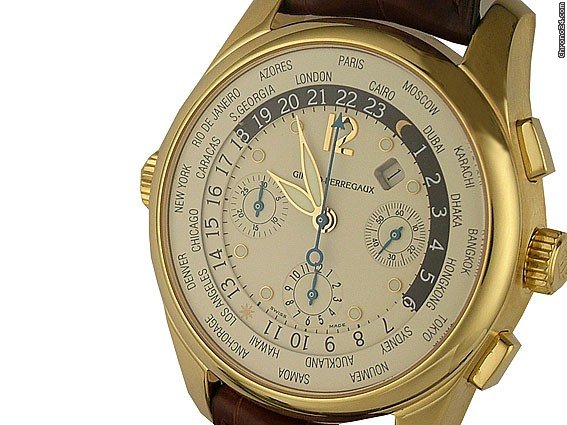 Girard Perregaux WW.TC Weltzeit Chronograph 18kt Gelbgold 43mm Ungetragen WATCHES 2