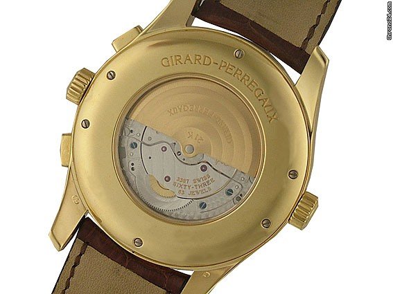 replica Girard Perregaux WW.TC Weltzeit Chronograph 18kt Gelbgold 43mm Ungetragen WATCHES 1