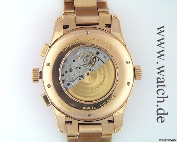 Girard Perregaux WW.TC Weltzeit Chronograph 18kt Rosegold 43mm Ungetragen WATCHES 2