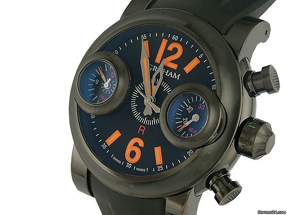 Graham Swordfish Blackknight Orange Limitiert 46mm WATCHES 2