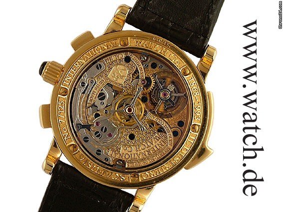 IWC Destriero Scafusia Komplikation m.Tourbillon Rosegold 42mm Referenz 1868 Limitiert ungetragen WATCHES 2