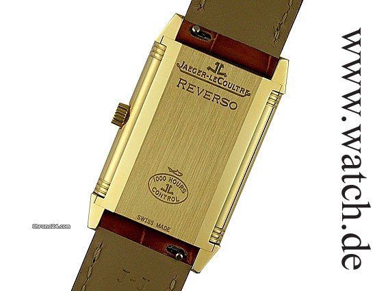 replica Jaeger-LeCoultre Reverso Medium Modell Quarz 18kt Gelbgold 38x23mm WATCHES 1 